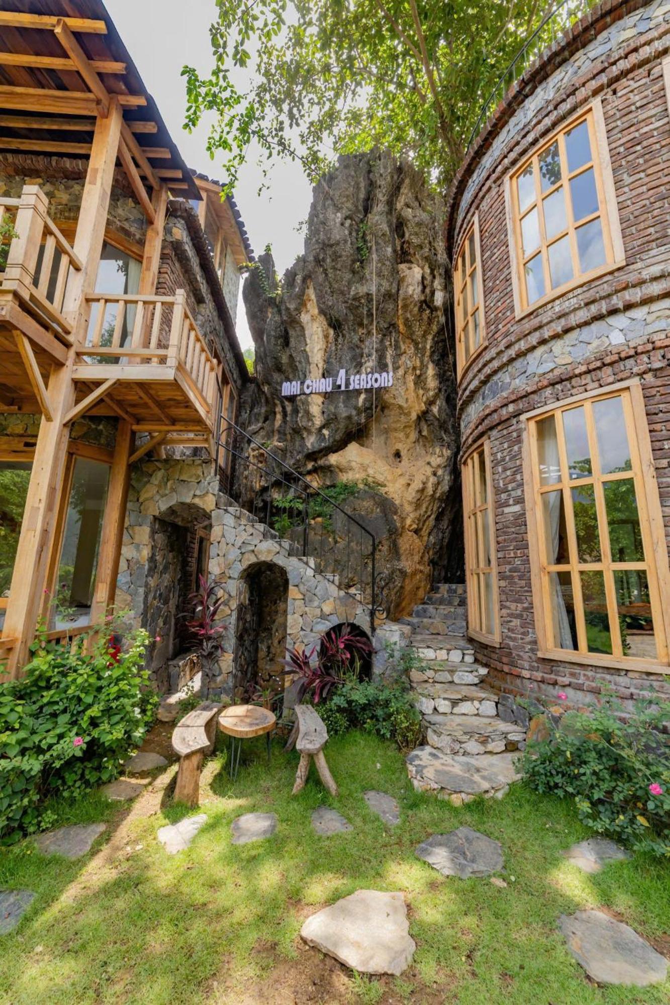 Mai Chau 4 Seasons Bungalow & Hotel ภายนอก รูปภาพ
