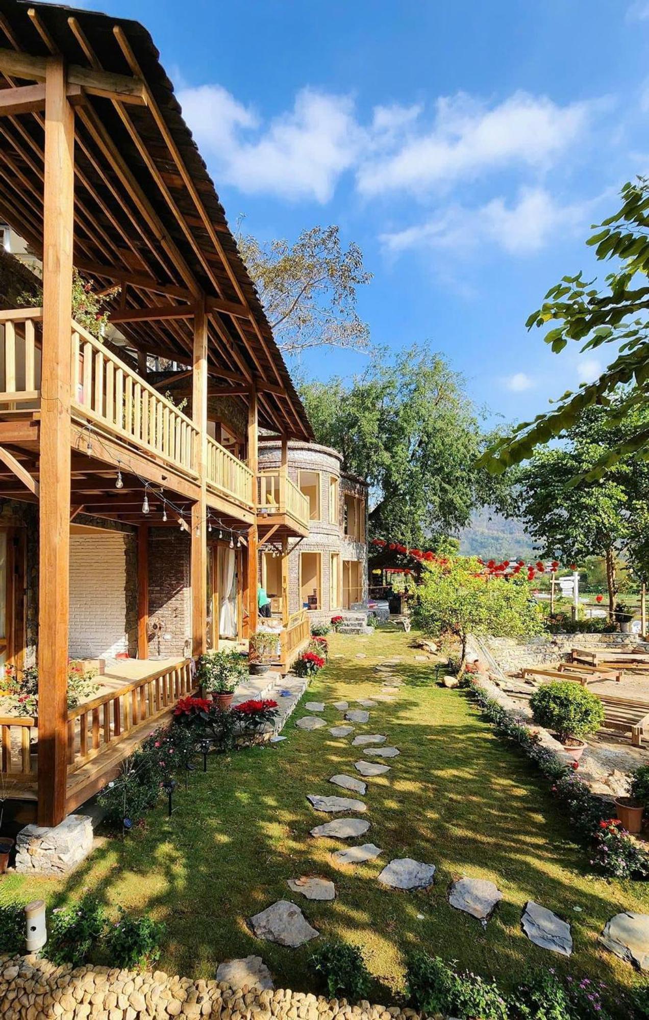 Mai Chau 4 Seasons Bungalow & Hotel ภายนอก รูปภาพ